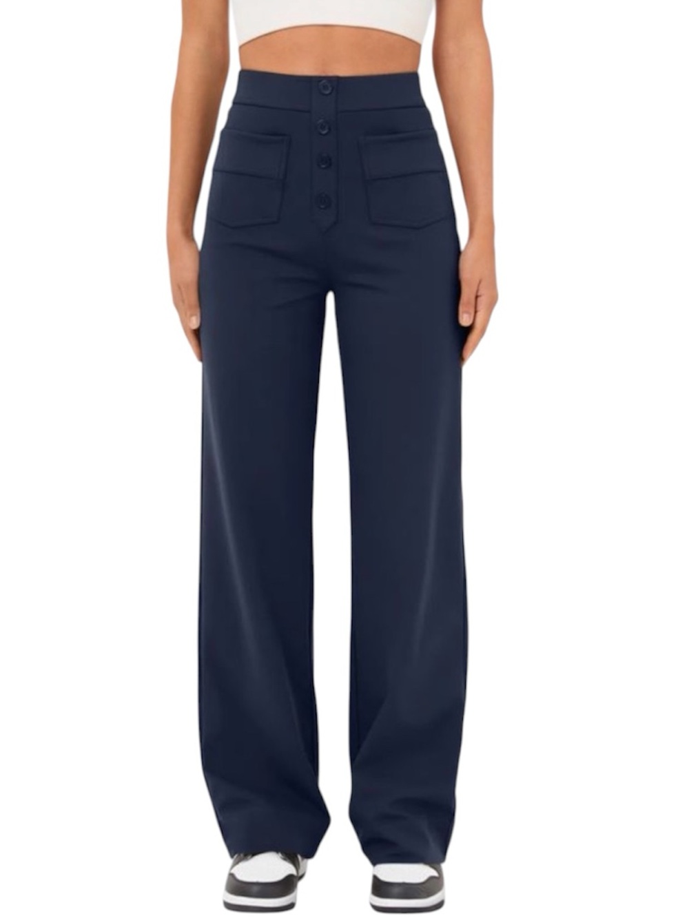 Halara DayStretch High Waisted Pockets
Straight Leg Casual Pants NWT